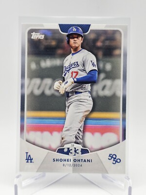 2024 Topps 50/50 Shohei Ohtani Card #69 Stolen Base #33 Los 