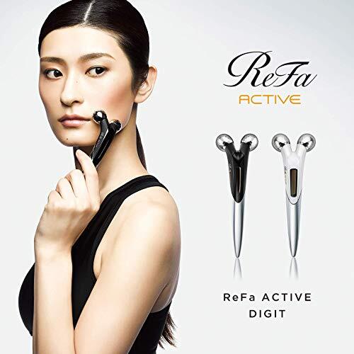 MTG ReFa ACTIVE DIGIT Facial Massager Platinum Beauty Face Roller