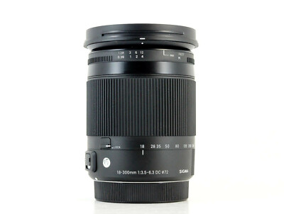 Sigma 18-300mm F3.5-6.3 DC Macro OS HSM 'C' Lens Canon Fit Sigma 18-300mm F3.5-6.3 DC Macro OS HSM 'C' Lens Canon Fit