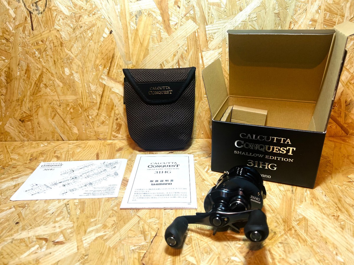 Shimano CALCUTTA CONQUEST SHALLOW EDITION 31HG (left hand reel) | eBay
