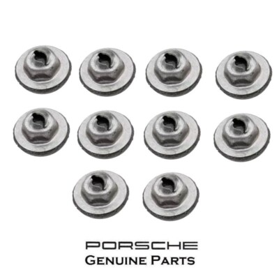 Porsche Set of 10 Speed Nuts for Hood & Decklid Emblems Genuine ...