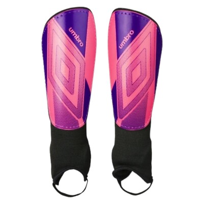 Pink Soccer Peewee  Junior Shin Guards w/ Stirrup Ankle Guard 3 11  - 4 7''
