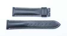 Montblanc Black Leather Watch Band Strap 20mm GENUINE