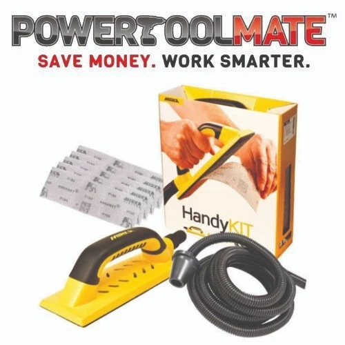 Mirka Handy Sanding Kit 80 x 230mm Sander Tool Hose System 5 x Abranet Strips