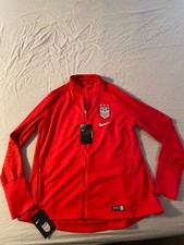New; USA 3-star Nike Women&rsquo;s DriFit Zipup - Medium, Red