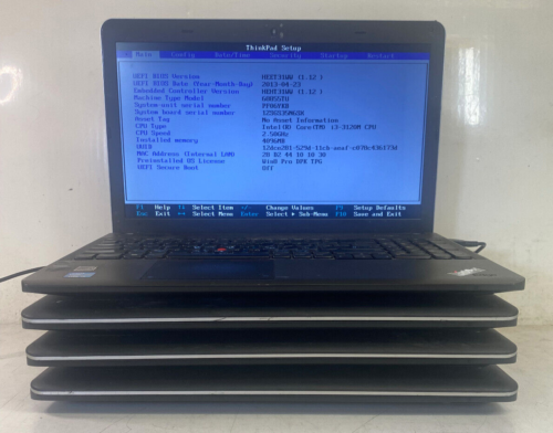 (P1.L) Lot 4) Lenovo ThinkPad E531 15.6" i3-3120M @2.50GHz 4GB Ram NO OS/HDD #11 - Picture 1 of 14