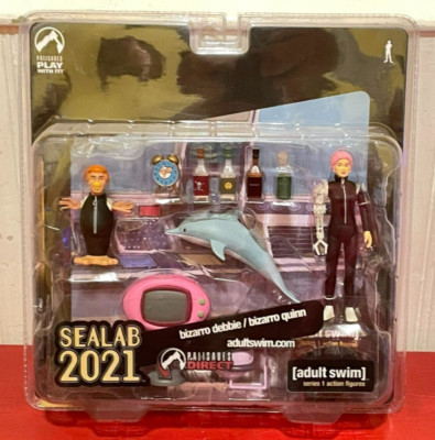 Adult Swim Sealab 2021 Bizarro Debbie/Bizarro Quinn Series 1 Action Figures NIP!