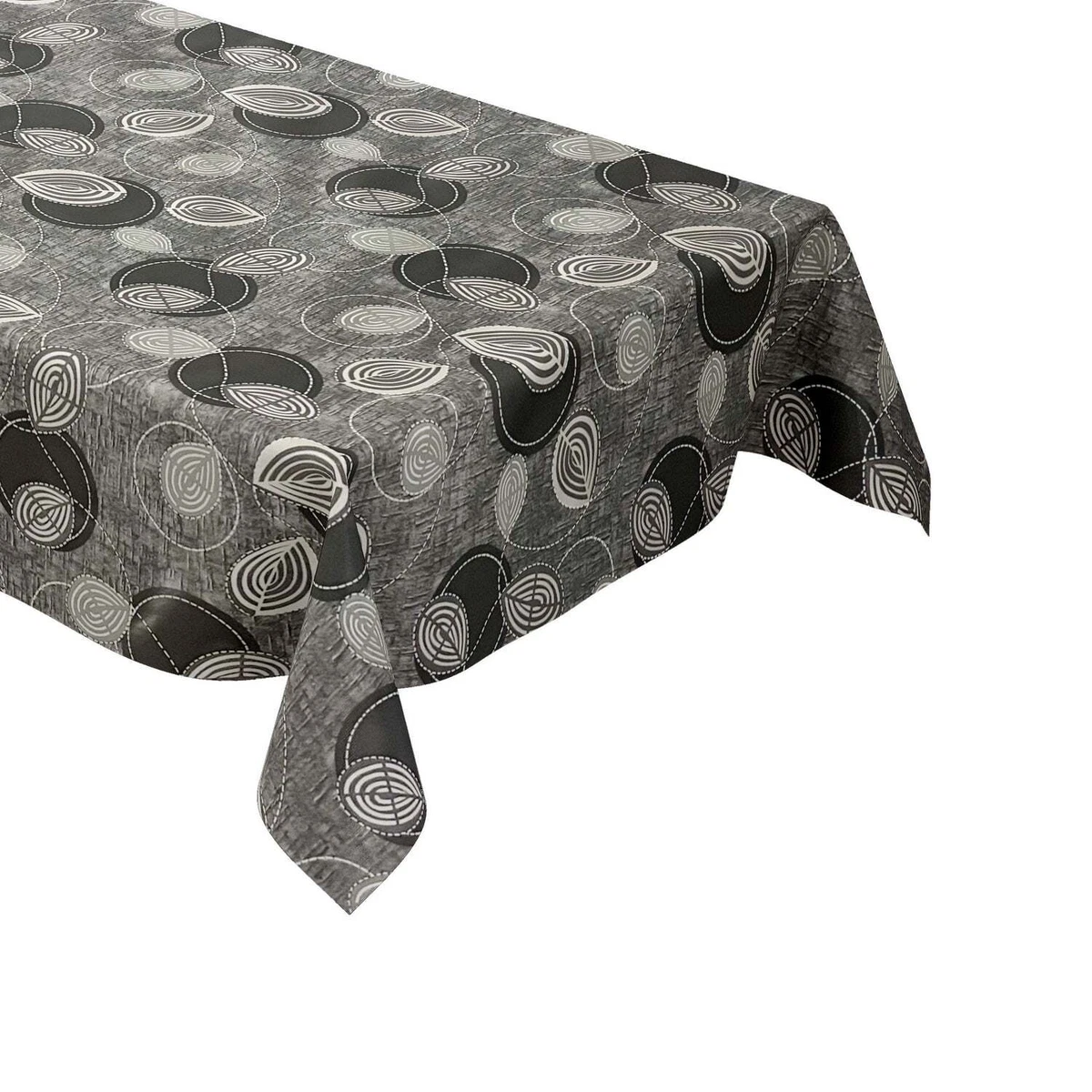 Tovaglia natalizia rettangolare (140 x 240 cm) Astrelia Bianco e argento - Tavola natalizia