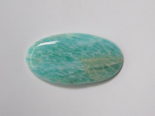 Exzellent 100% Natürliches Grün Amazonit Cabochon Lose Edelstein 46 Cts. ME-4562 - Picture 3 of 4