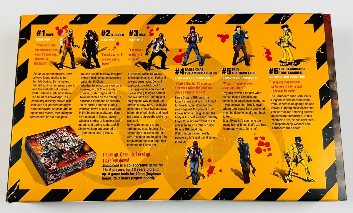 Zombicide Set #1 Survivors & Zombivors Kickstarter Exclusive CMON