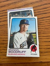 Brandon Woodruff 2022 Topps Heritage Brewers #353  