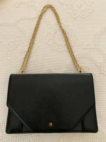 BANANA REPUBLIC Black Leather Purse Shoulder Crossbody Bag