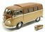 miniature 5  - VW Volkswagen T1 Microbus - 1962 - 2-brown tones  - Lucky Die Cast 1:18