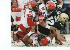 LEKI FOTU UTAH UTES SIGNED 8X10 PHOTO W/COA 