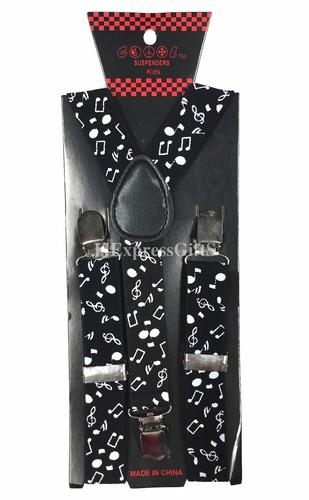New Suspender + Bow Tie Matching Colors Sets for Boys Girls Kids Child Toddler - Picture 61 of 91