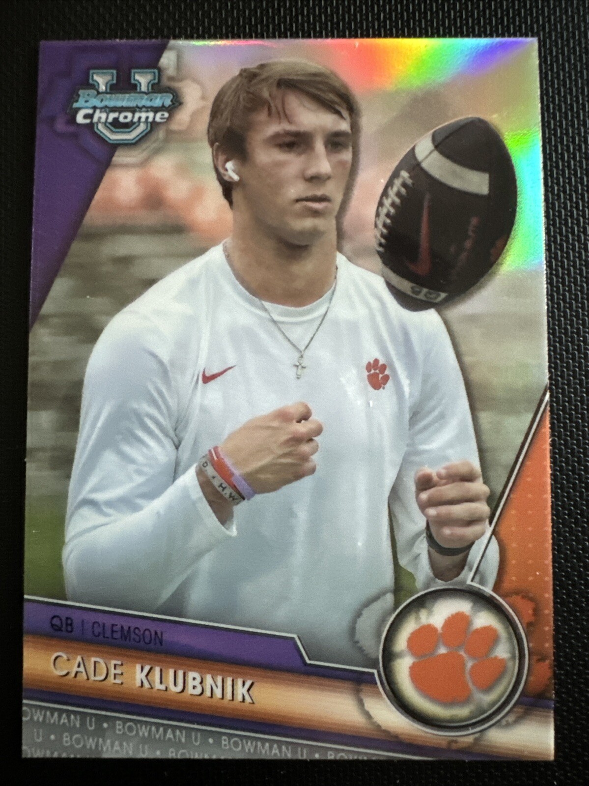 2023 Bowman University Chrome - Image Variation #154 Cade Klubnik (RC)