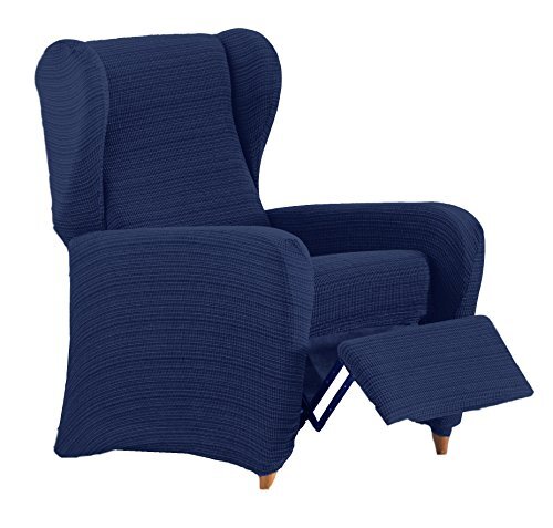 Eysa Aquiles Copripoltrona Elastico Relax, Poliestere-Cotone, Blu,