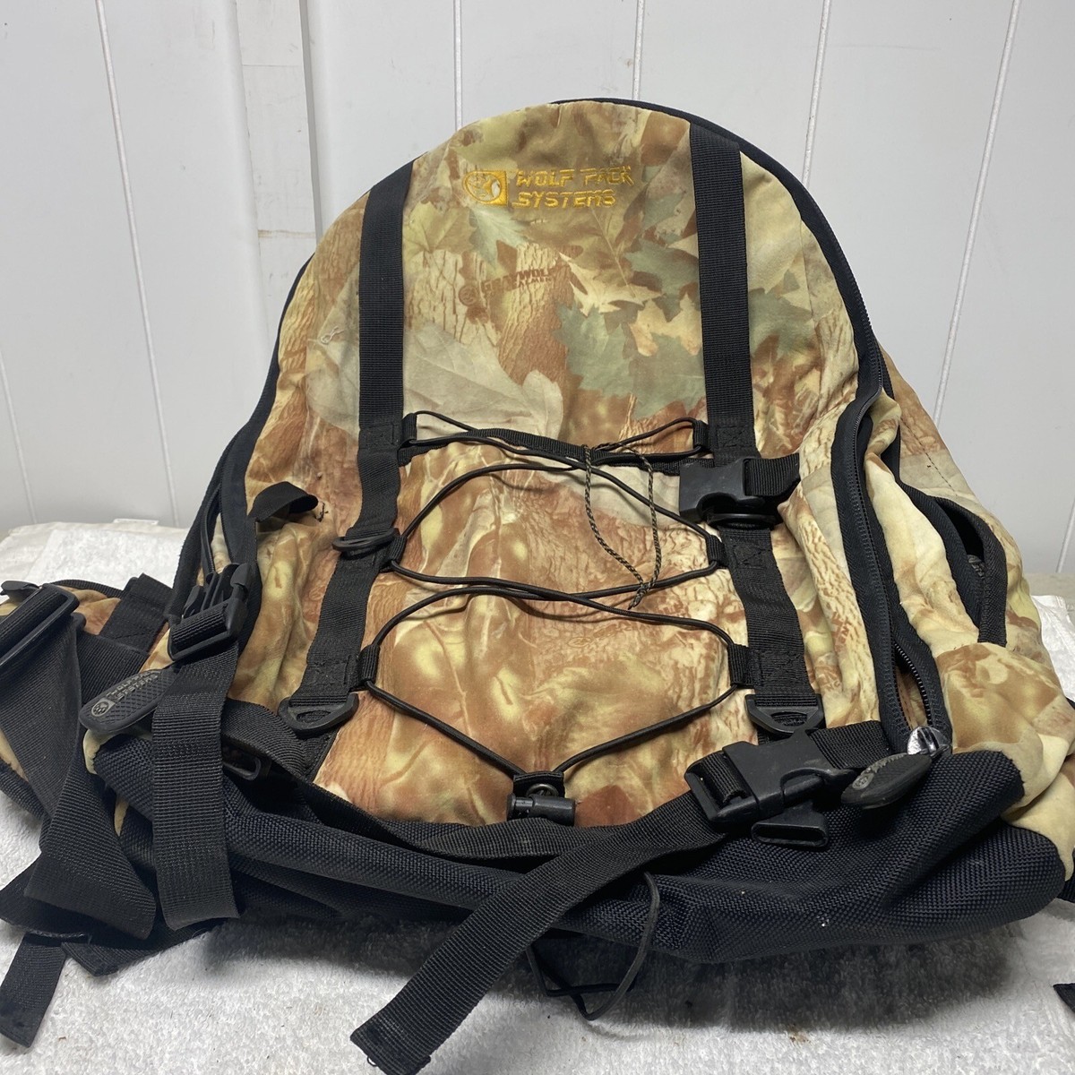 Wolf Pack Systems gear hunting Backpack camo shoulders harness | eBay