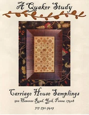 A Quaker Study by Carriage House Samplings - Cross Stitch pattern