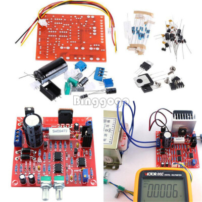 0-30V 2mA-3A Adjustable DC Regulated Power Supply DIY Kit Short with Protection