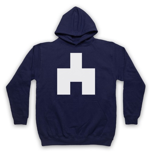 BROOKER MIRROR WHITE BEAR LOGO SCI FI TV SYMBOL ICON ADULTS UNISEX HOODIE
