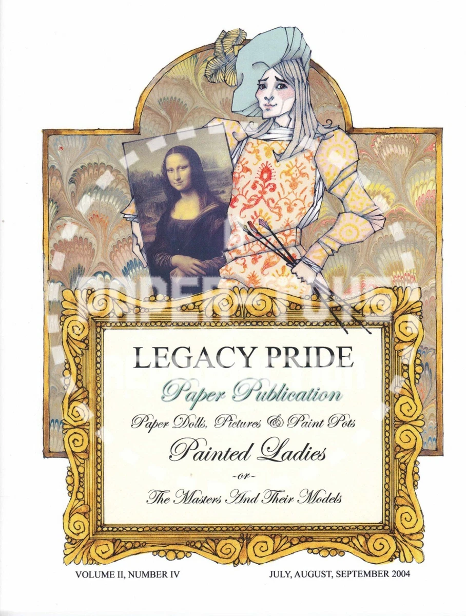 REPRINT LEGACY PRIDE VOL. 2 NO. 4 DONALD HENDRICKS PAPER DOLLS PAINTED LADIES