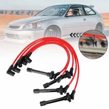 10.2mm Spark Plug Wires Set For 1994 95 96 97 98-2002 HONDA ACCORD SOHC L4 EOA