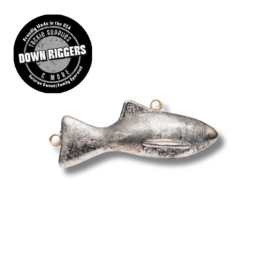 6lb Lead Dredge Fish Weight -| Up to 5pk/30lbs | Handcrafted by Down Riggers LLC