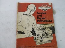 Briggs & Stratton 1986 service and repair instructions 