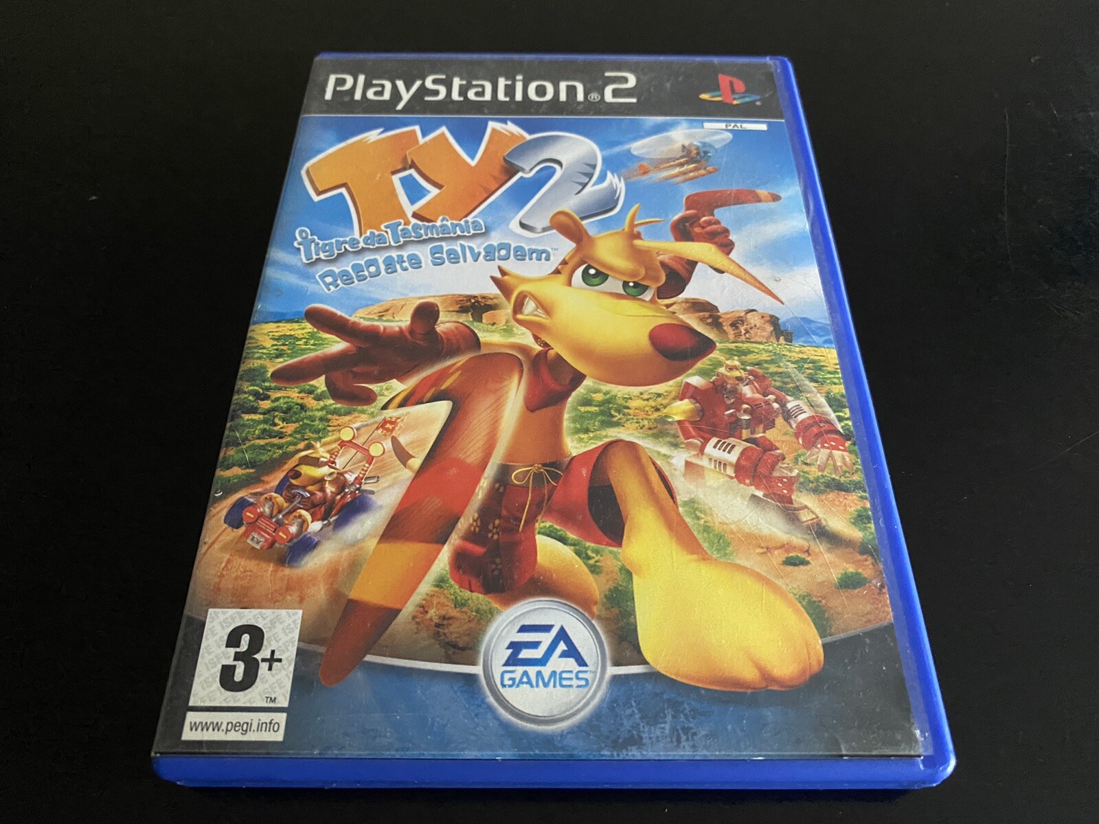 TY 2 LE TIGRE DE TASMANIE 2SONY PLAYSTATION 2 PS2 EDITION PT PAL 🇵🇹