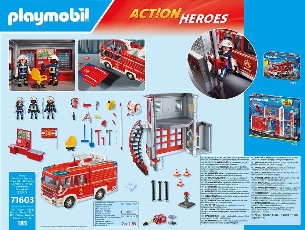 Playmobil 71603 Action Heroes: Fire Rescue Mega Set | eBay