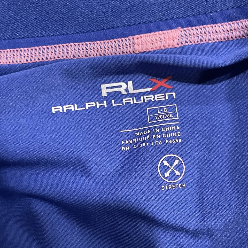 Falda corta RLX Ralph Lauren para mujer L rosa azul cachemira bolsillos 34x17 Foto 4 de 4