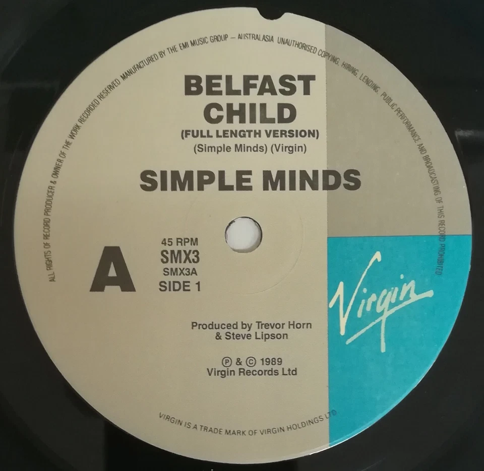 Ballad Of The Streets - Simple Minds (1989 Australia) - Image 3 of 4