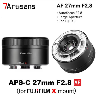 7artisans Auto Focus 27mm F2.8 APS-C Lens For Fuji X Mount X-T1 X-T2 X-Pro1 XT5