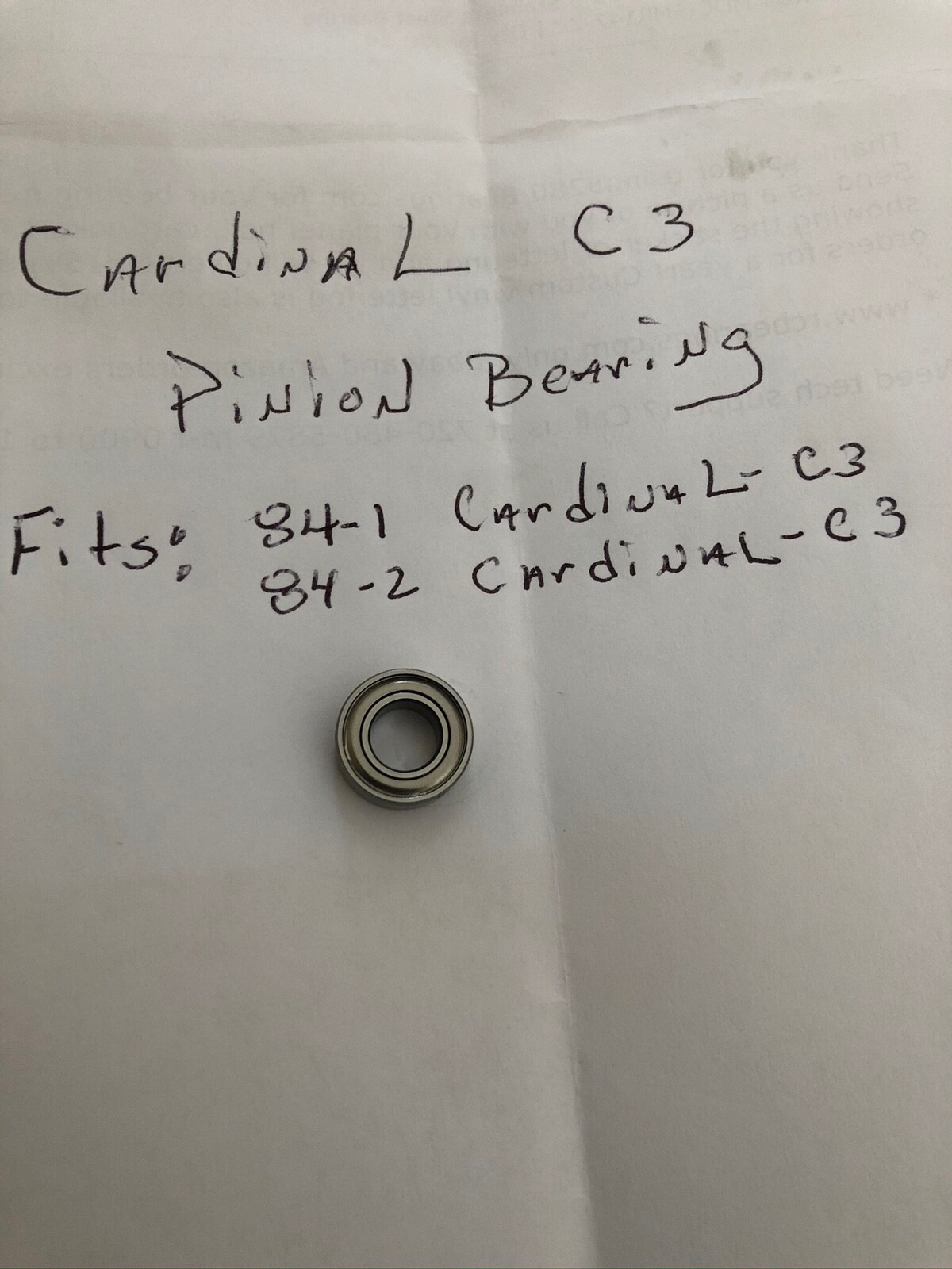 Cardinal C3  Bearing Stainless Steel