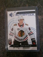 2018-19 Upper Deck SP Rookie Authentics Henri Jokiharju RC Card# 138. rookie card picture
