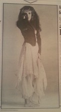 STEVIE NICKS - FLEETWOOD MAC Belladonna  magazine PHOTO/clipping 11x5 inches