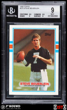 POP 1: Steve Beuerlein RC BGS 9: 1989 Topps Rookie Card Gisto #270. rookie card picture
