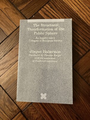 The Structural Transformation of the Public Sphere by Jürgen Habermas