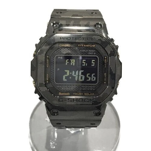 CASIO G-SHOCK GMW-B5000TCM-1JR Tough Solar camouflage Mens Watch Used F/S