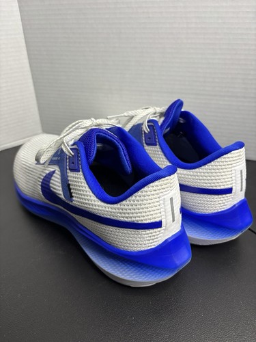 Nike Air Zoom Pegasus 40 Size 10 White Royal Blue Custom - Never Worn Outside - Picture 6 of 14