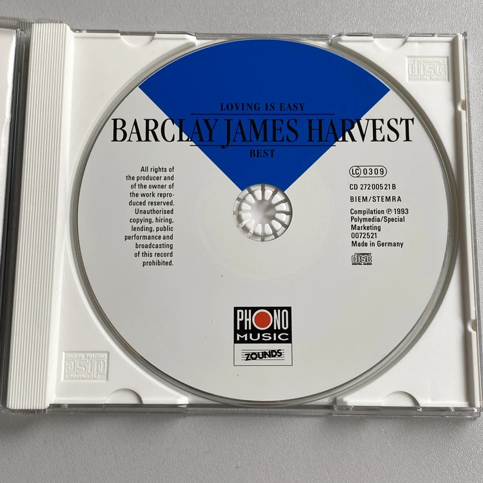 CD Barclay James Harvest - Loving Is Easy - Best Of 14 Greatest Hits Zounds Rmst - Bild 3 von 4