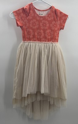Taylor Joelle Disney Inspired Moana Dress Tulle Princess Girls Size 6 Flower