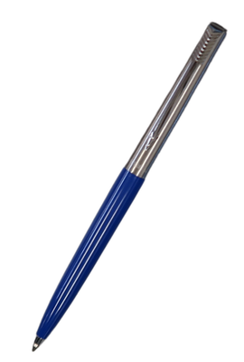 #ad Parker 15 Jotter Ballpoint Pen Energy Blue amp; Stainless Blue Ink New Made In UK $18.90