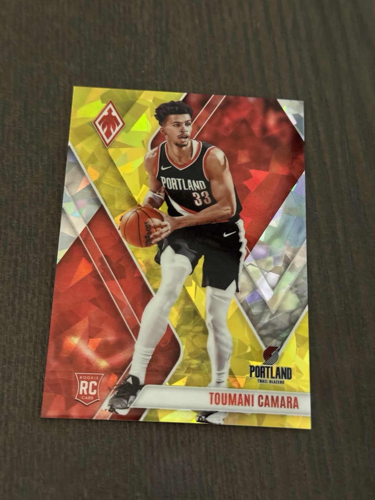 2023-24 Panini Phoenix Rookies Yellow Ice /175 #269 TOUMANI CAMARA Rookie RC