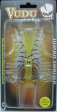 Egret Baits E-VS40-14-04 4" Jumbo Vudu Shrimp Natural