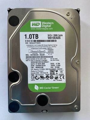 WD 1TB Festplatte SATA 3.5'' Western Digital Caviar Green WD10EADS HDD