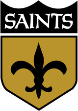 New Orleans Saints Logo Weather Resistant Vinyl Sticker/Decal 04