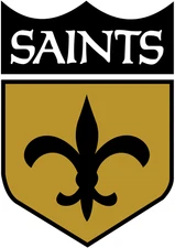 New Orleans Saints Logo Weather Resistant Vinyl Sticker/Decal 04