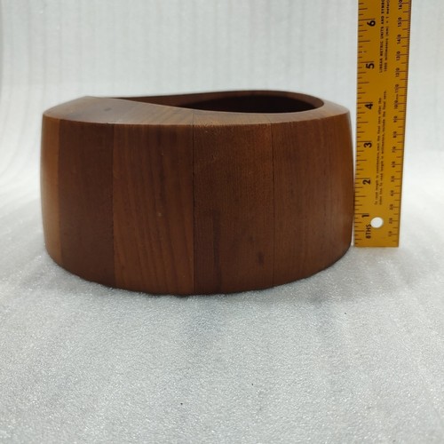 Seltene 1950er Jens Quistgaard Dansk Mid-Century Ellipse Teakholz Salatschüssel 9 Zoll - Bild 16 von 18